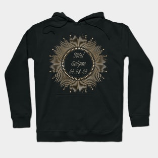 Lispe Eclipse Totality with Solar Rays 04.08.2024 Hoodie